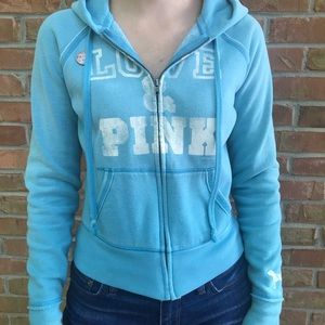 Vintage PINK Victoria’s Secret zip jacket